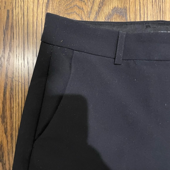 Express Straight Ankle High Rise Side Split Hem Pants - Picture 2 of 4